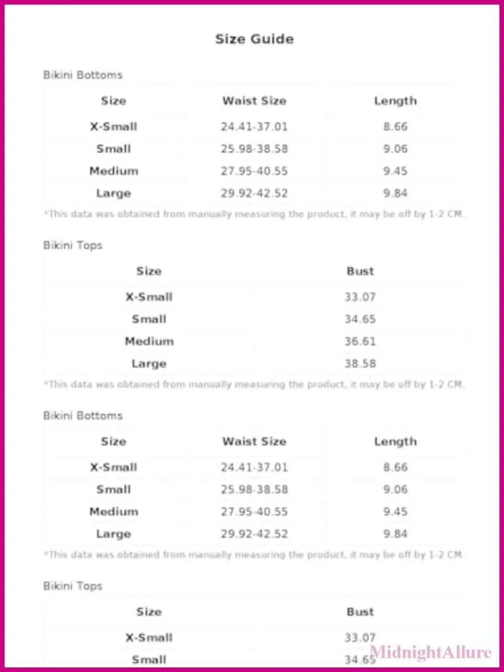 N/A women pack